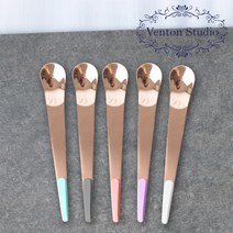 벤톤스튜디오 드블랑 핑크로즈 커피&요플레 티스푼 1P, 단품, 티스푼1p, 퍼플