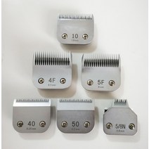 대만 강철 또는 세라믹으로 만든 애견 미용 클리퍼용 모든 크기 a5 블레이드., 58n