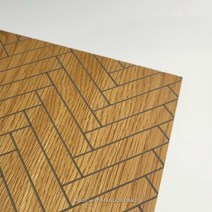 인형의집 카페 미니 바닥재 파츠 바닥 판 인테리어 DIY 디오라마 건축 테라리움 실물 룸 돌하우스 타일 마루 축소 헤링본 소품 거실 인조 데코 인형집 미니어처 꾸미기 화이트오크