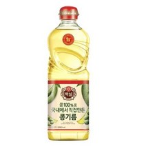 백설 콩기름, 1500ml, 3개