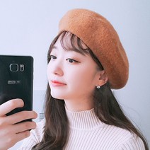 이코마켓 가을 겨울 볼륨 사이즈조절 베레모 여자베레모 여성베레모 남자베레모 울베레모 빵모자 화가모자