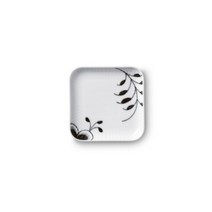 로얄 코펜하겐 블랙 과일 메가 스몰 스퀘어 접시 10cm, 화이트