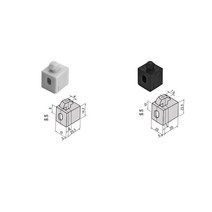 알루미늄 프로파일 부품 멀티 블럭 M6 30용 40용, 40/4080 (흰색)