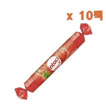 (독일직배) 인택트 글루코스 덱스트로스 딸기 사탕 캔디 40g 10팩 intact glucose strawberry 40g