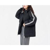 숏패딩 여성 패딩 연말 모임 송년회 룩 겨울 여행 해돋이 복장 여자 오버핏 루즈핏 캐주얼 점퍼 블랙 옷