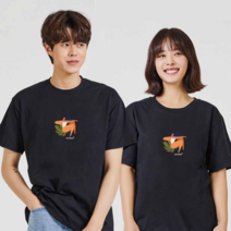 오너클랜 힐링 디지털프린팅 인쇄티셔츠 반팔티 오버핏
