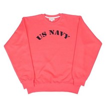 밀리터리박스 그롭스 USN 네임텍 스웻셔츠 (핑크)