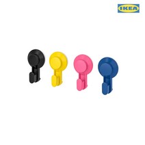이케아 TISKEN 흡착식후크 혼합 4개 00381274, 1개