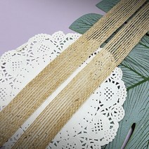 지끈공예 청첩장리본 리본제작 택끈 택줄, 20mm 마 리본끈 10m