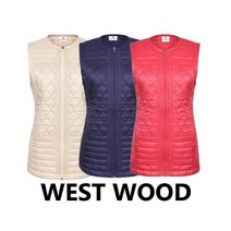 웨스트우드 여성 퀄팅 패딩 베스트 경량패딩조끼