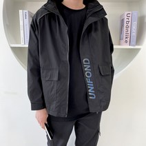 남자 숏자켓 점퍼 머슬핏 바람막이 스키복 캐주얼 빅사이즈 남녀공용 레터링 여자 봄 가을