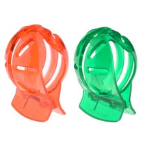 2pcs 정렬 도면 표시 도구 골프 훈련 도구 골프 공 라이너 라인 마커, 빨간색 녹색, 2개