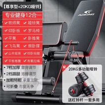 멀티 벤치프레스 홈 트레이닝 피트니스 덤벨 다기능 홈트 프레스, 프리미엄+20KG아령에어로빅+혐기성근력훈련