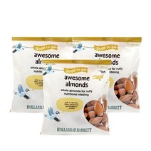 홀랜드앤바랫 네츄럴 아몬드 425g Holland & Barrett Natural Almonds, 3팩