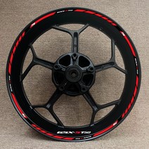 스즈키 오토바이 림 데칼 용 풀 세트 Gsxs750/S/750 S/R Gsx-S 750 S 로고 휠 허브 Gsxr750 반사 스, 12 GSX-S750, 12 GSX-S750