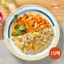 비비큐 BBQ 올리브유를 넣은 닭가슴살 볶음밥 200g x 10팩 (김치5+새우5), 1개