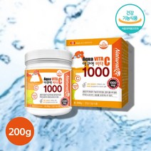 아스코르빈산 임산부 청소년 어르신 노인 비타민c 비타민씨 주스 쥬스 물에타먹는 가루 분말, 물에타먹는 비타민분말 200g x1통