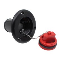 캠핑카 악세사리 카라반 트레일러 부품 Alw 38mm1.5quot 보트 마린용 열쇠가 없는 캡이 있는 연료 가스 데크 채우기충전기 창문 발판, 검은색