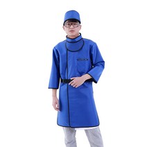 납복 방사선 보호 CT X선 의료 방호복 안전복 차폐복, 0.35 반팔+머리+목+안경 4점 세트 M