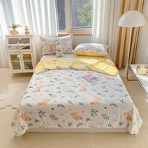 GRUASA 아이스 소재 여름 이불 침구 편하다시원한여름이불 작은 레이스 에어컨 이불