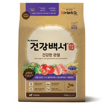 건강백서 전연령 생선 건강한 관절 애견사료, 10개, 3.9kg