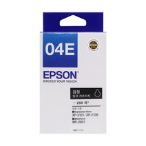엡손 정품잉크 04E검정 XP-2101 XP-2106 WF-2851, 1개, 정품_04E검정