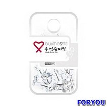 ForU247 판교 투명슈파핀 박스 300개 집게 홀더 문구용품 사무용품 클립