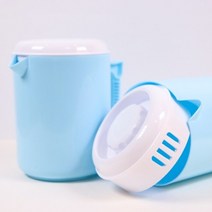 플라스틱 와플 반죽 주전자 반죽통 디스펜서, 화이트