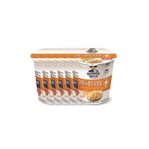 즉석 오트밀 컵 구운 누룽지 50g X 6컵, 퀘이커 즉석 오트밀 컵 구운 누