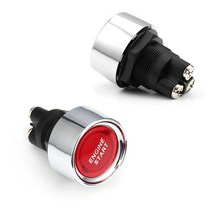 자동차 원격시동 스마트폰 스마트키 경보기 리모컨키 뜨거운 12v24v 50a 엔진 시작 푸시 버튼 키리스 시작 버튼 점화 스타터 엔진 시작 버튼 액세서리 2020, 없음