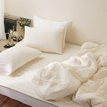 퓨어 천연섬유 워싱 광목침구 국산 이불커버 매트커버 베개커버 싱글 퀸, 01. 퓨어 광목 이불커버, Q, 내추럴