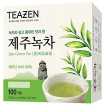 MMSa_티젠 티백 작설차 녹찻잎 1.2gx100개 유기농 제주녹차 마시는차klm412