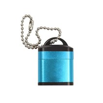 슈퍼 미니 SD 카드리더기 마이크로 TF 메모리 카드 고속 스마트 USB 2.0 어댑터 노트북 리더 sd, 02 blue