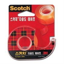 3M 다용도테이프 522D.12mmX20M, 단일 수량