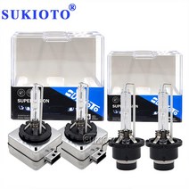 SUKIOTOD1S 교체용 HID 제온 전구 12V 35W D3S 자동차 4300K 헤드램프 개, 06 D4S, 04 8000K