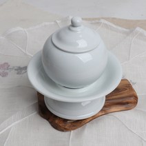 백자 옥수 그릇 세트 -소 제기 제수 종교용품