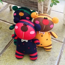 샤이니베어 양말인형 교구 펠트diy, 엘로우