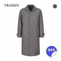 트루젠 (트루젠) 하운즈투스체크패턴 모직코트 (TG9W0-MCL800)