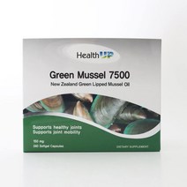 [헬스업] 초록입홍합 오일엑스트라 7500mg 60x4박스 240캡슐, 1개, 60정