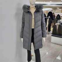 아놀드바시니 DP01 Fox퍼 덕다운 하프 패딩 AU12PD04M