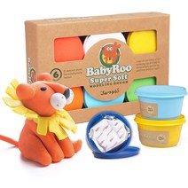 6색 곡물 클레이 손에 안묻는 찰흙 선물 어린이집