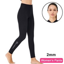 웻슈트 서핑 잠수복 스킨스쿠버 슈트남성 잠수복 탑 자켓 2mm 또는 3mm 1.5mm 네오프렌 긴팔 셔츠 바지 민, 08 2mm Women Pants_04 L
