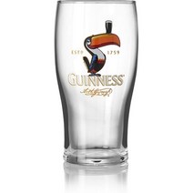 Guinness 하나 Toucan Pint Glass by Guinness Official Merchandise, One Color, One Size