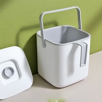 라온텐 국산 음식물 쓰레기통, white