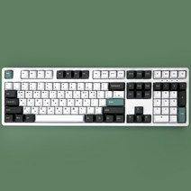 닌자108PRO RGB 핫스왑 커스텀 기계식 키보드 카일박스V2 적축-흑임자라떼키캡, 카일박스V2 적축 + 흑임자라떼키캡