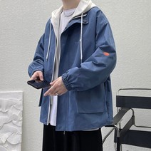 남자 바람막이 빅사이즈 심플 아노락 집업 점퍼 야상 데일리 자켓