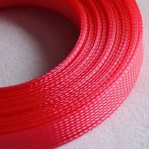 스파이럴덕트 PET 확장 케이블 슬리브 2mm ~ 40mm 타이트 브레이드 고밀도 경도 절연 라인 보호 와이어 랩, [10] UV Pink, [12] 40mm