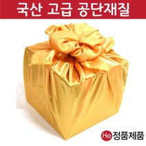 He 금색보자기 경옥고 보자기 공단 금사 황금 골드 공진단상자 청심환용 포장 선물용, 1장, 중(낱개비닐포장)