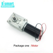 하이보1마력Bringmart DC 모터 12V 기어 전기 24 볼트 감속기 마이크로 고 토크 70kg.cm 마모, 05 12V 80rpm_01 Package one