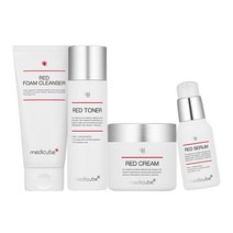 메디큐브 레드라인 2.0 폼 토너 세럼 크림 4종 SET